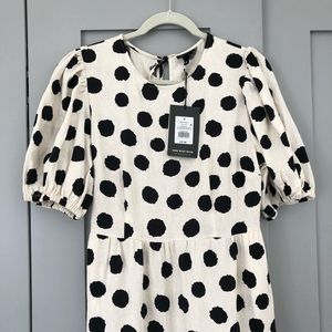 New price! WHO WHAT WEAR polka dot dress